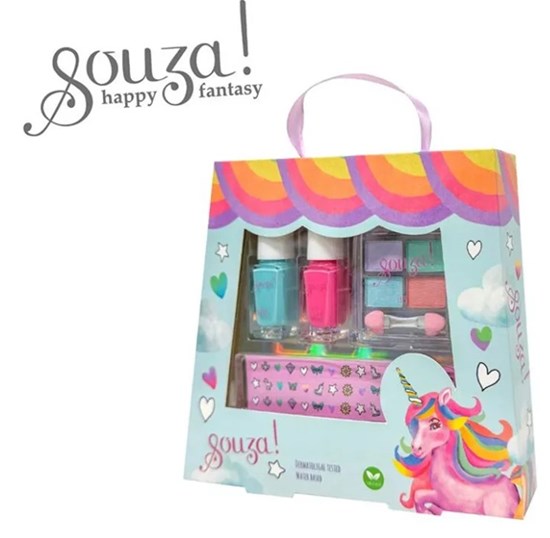 Souza Make-up Set Ogen & Nageltjes Eenhoorn 6+ 