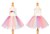 Souza Unicorn Eenhoorn Jurk Roze 92cm 2jr 
