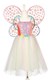 Souza Flora Jurk met Vleugels Rainbow Colors 110-122cm 5-7 jaar
