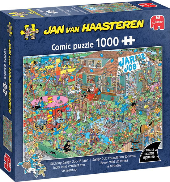 Jan van Haasteren Puzzel Stichting Jarige Job 15jaar  