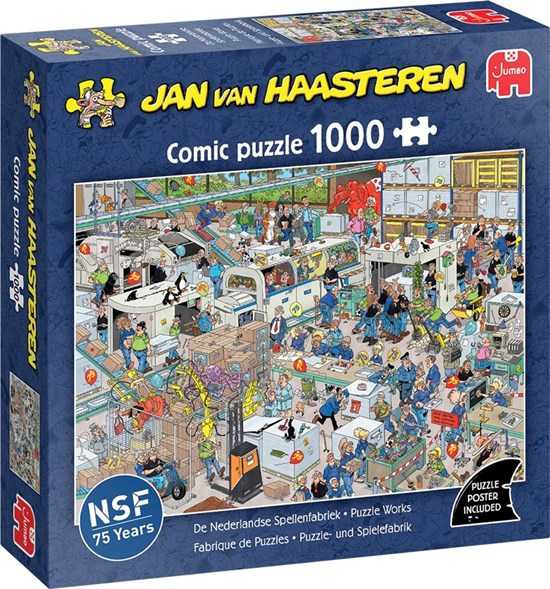 Jan van Haasteren de Nederlandse Spellenfabriek 1000stukjes 