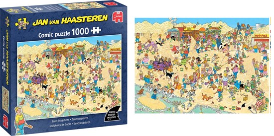 Jan van Haasteren Zandsculpturen 1000stukjes 
