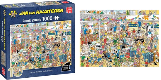 Jan van Haasteren 10 Jaar Studio van Haasteren 1000stukjes 