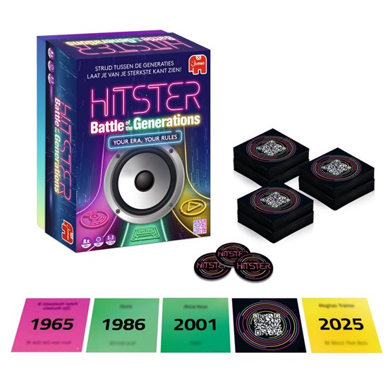 Jumbo Hitster Battle of the Generations 16+ 