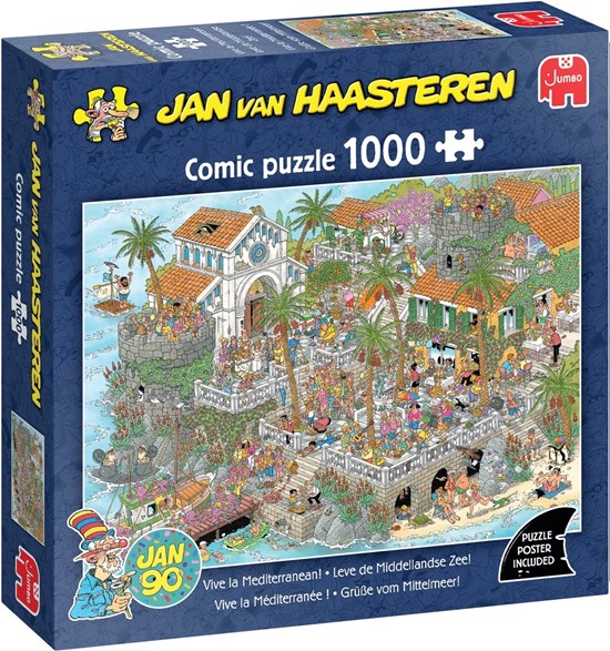 Jan van Haasteren Leve de Middelandse Zee Puzzel 1000stukjes 