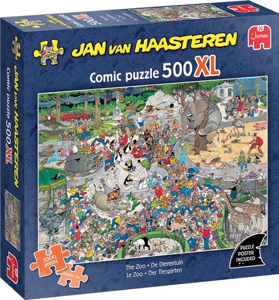 Jan van Haasteren 500 XL Puzzel de Dierentuin 