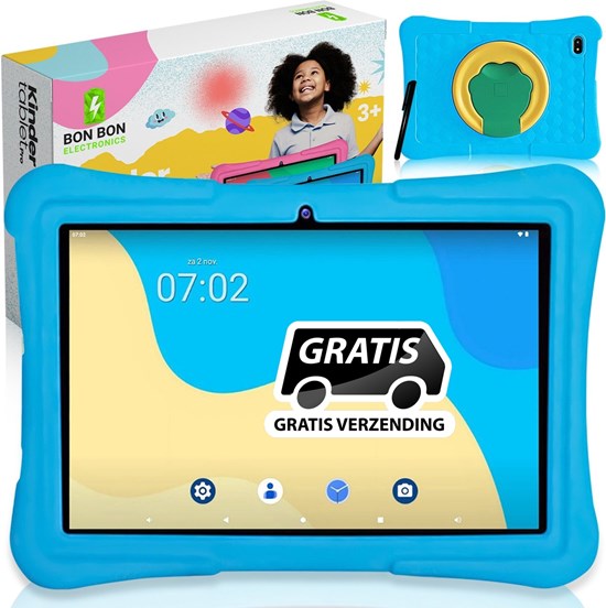 Bon Bon Electronics® 10.1 Inch Kindertablet Pro Blauw 3+ 