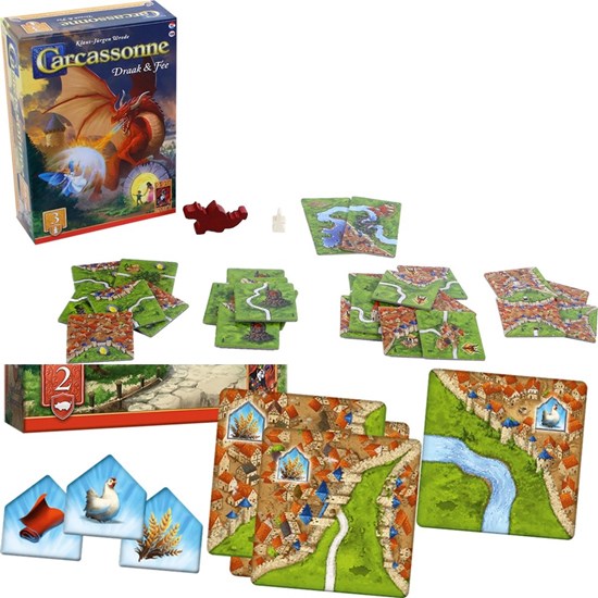999games Carcassonne UITBREIDING Draak & Fee 7+ 