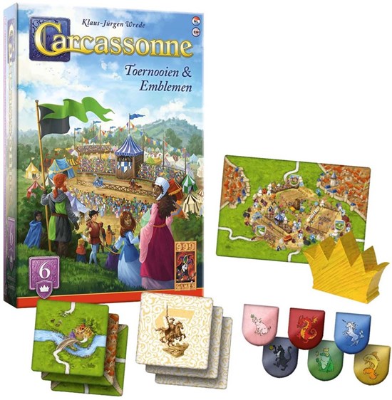 999games Carcassonne UITBREIDING Toernooien & Emblemen 7+ 