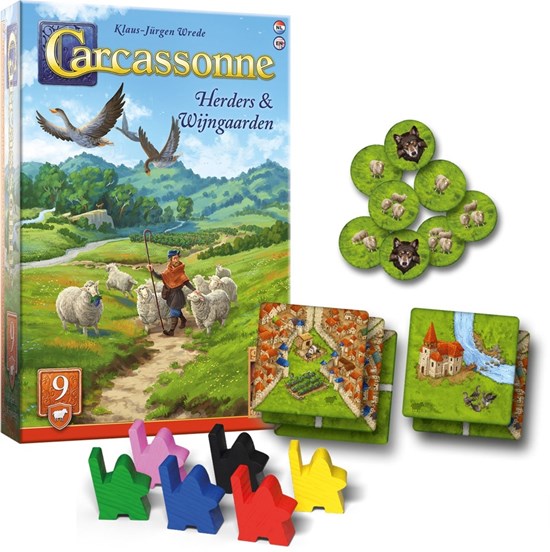 999games Carcassonne UITBREIDING Herders & Wijngaarden 7+ 
