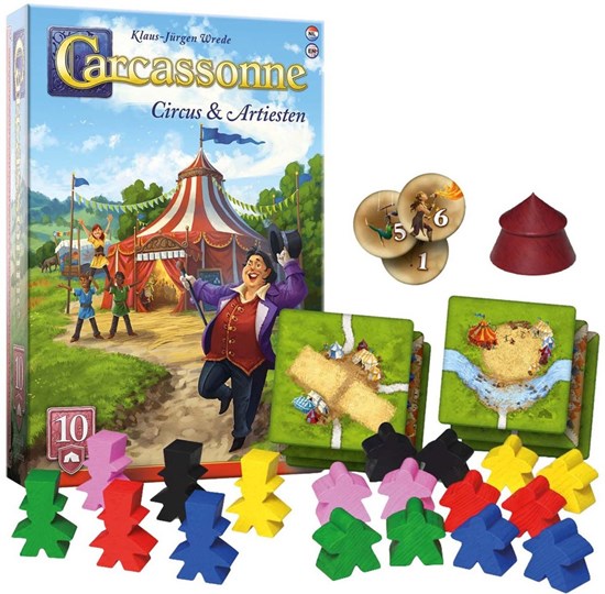 999games Carcassonne UITBREIDING Circus & Artiesten 7+ 