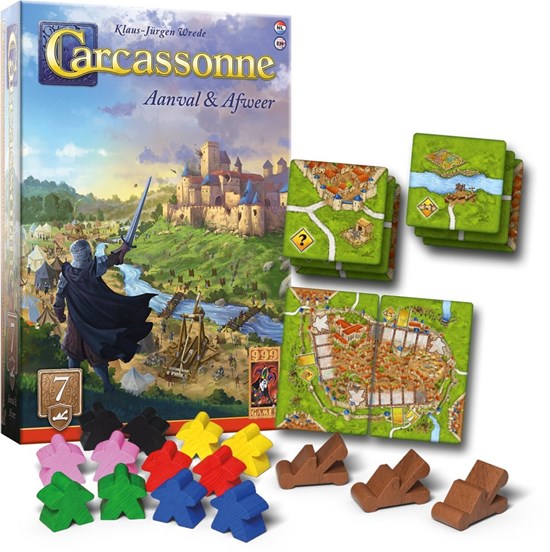999games Carcassonne UITBREIDING Aanval & Afweer 6+ 