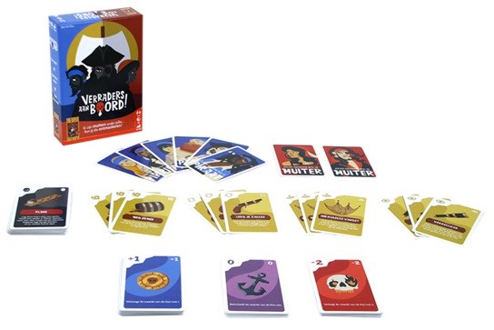 999 Games Verraders aan Boord ! Kaartspel 10+ 