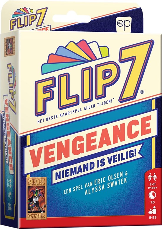 999games Flip 7 Vengeance Kaartspel 8+ 