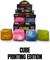 Sensory Squishy Cube Iced Colors assorti Kleuren 3+