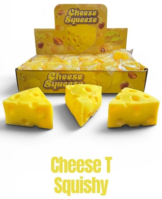 Squishy Cheese T Rainbow Color 3+