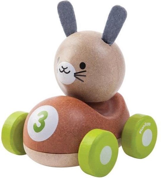 5680 Plan Toys Bunny Racer 12 mnd+
