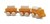 06289 plantoys CARGO GOEDEREN TRAIN set 3+