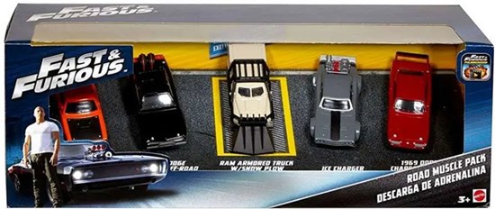 mattel Fast & Furious Road Muscle Pack Descarga de Adrenalina 3+ 
