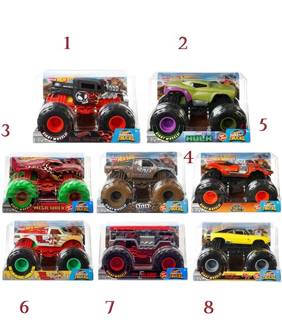 Hot Wheels Monster Trucks schaal 1/24 Assorti 