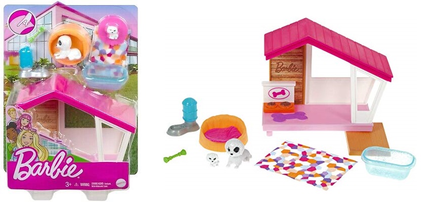 mattel Barbie Hondenkennel met Hond Pup speelset 3