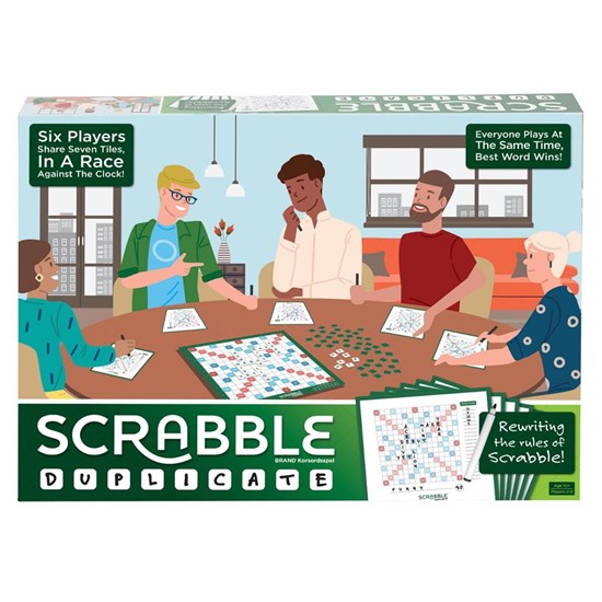 mattel Scrabble Duplicate spel 10+