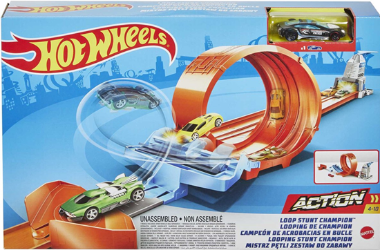 Hot Wheels Action Loop Stunt Champion set 4+ 