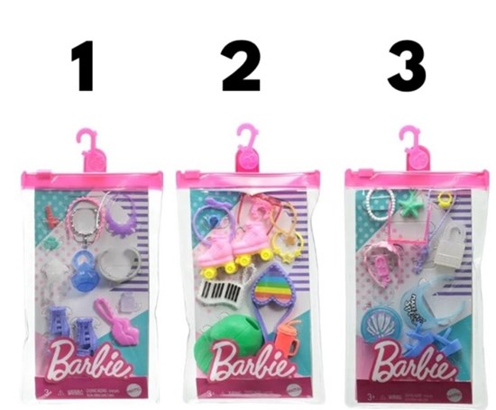 Barbie Mode Accessoires assorti 3+ 
