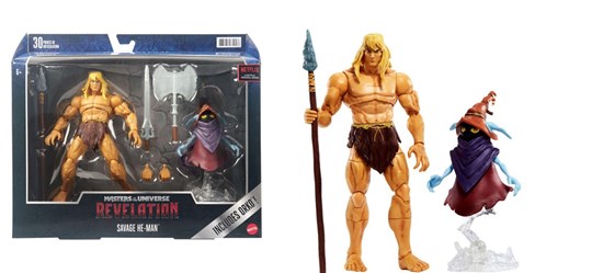 Masters of the Universe Revelation Savage HE MAN figuur 6+