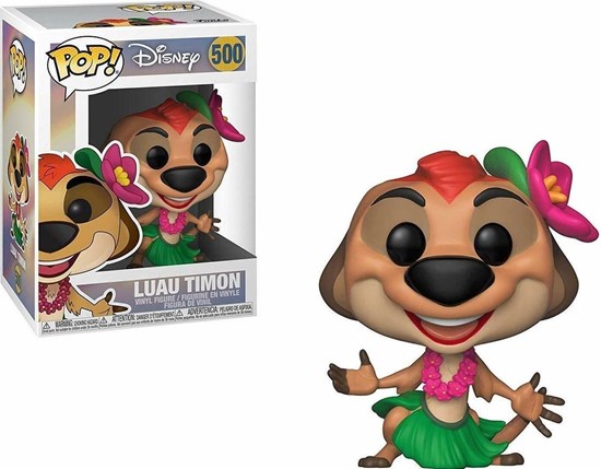 disney Lion King N° 500 Luau Timon Verzamelfiguur Funko Pop ! 3+ 