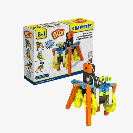BLIX Crawler set 8in1 Modellen 78+dlg Constructie Speelgoed 8+ 