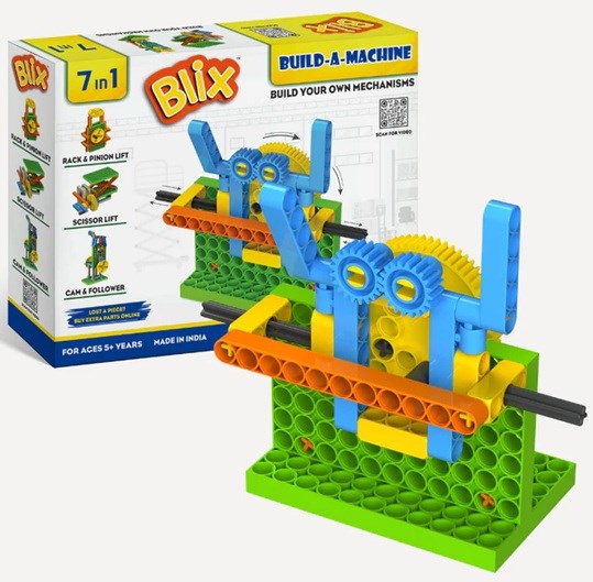 BLIX Build A Machine 5+ Modellen 100+dlg Constructie Speelgoed 5+ 