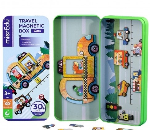 MierEdu Voertuigen Magnetische Puzzeldoos MEER DAN 30dlg 3+ 