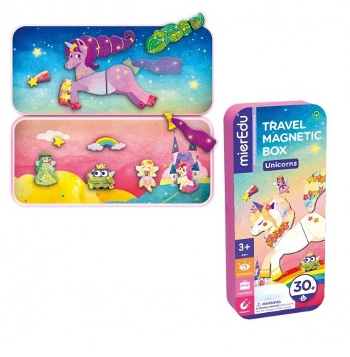 MierEdu Eenhoorns Magnetische Puzzeldoos MEER DAN 30dlg 3+ 
