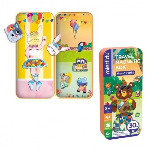 MierEdu Dieren Magnetische Puzzeldoos MEER DAN 30dlg 3+ 