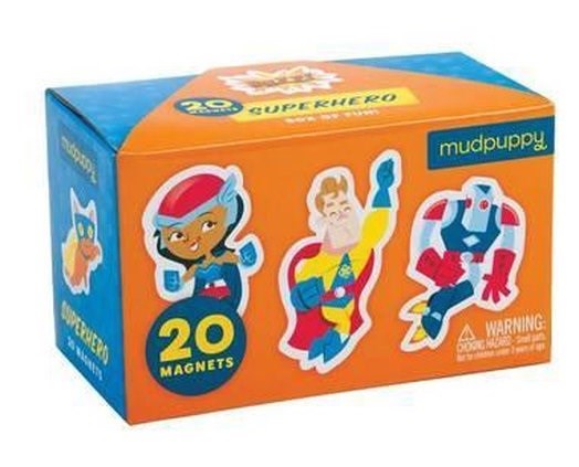 opruiming mudpuppy 20 SUPERHERO MAGNETEN 