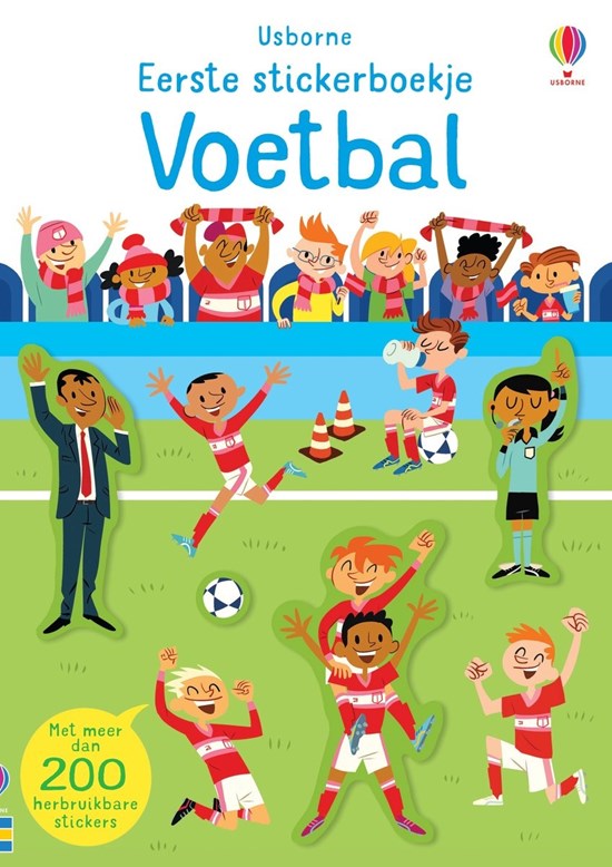 usborne Eerste Stickerboekje Voetbal 3+ 