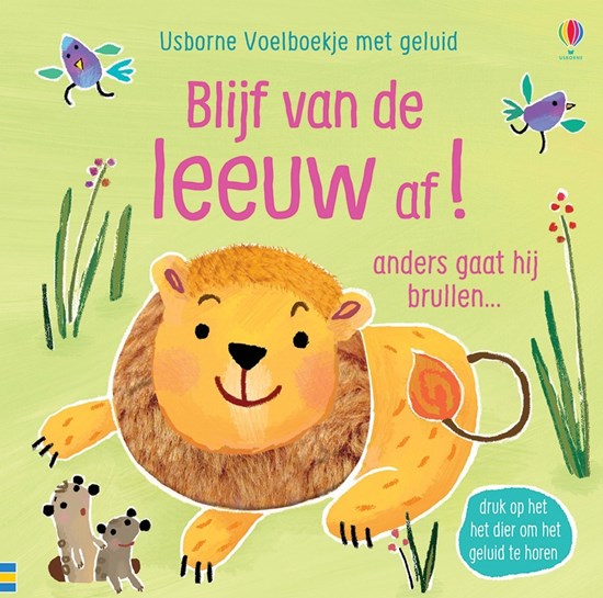 usborne Geluidenboek: Blijf van de Leeuw AF ! 1+
