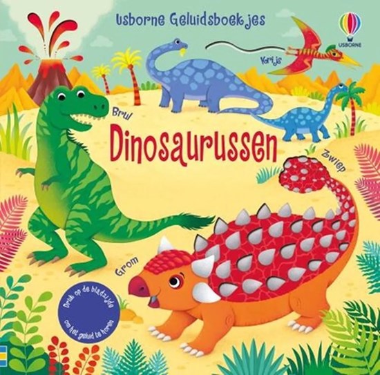 usborne Karton Geluidenboek Dinosarussen 1+