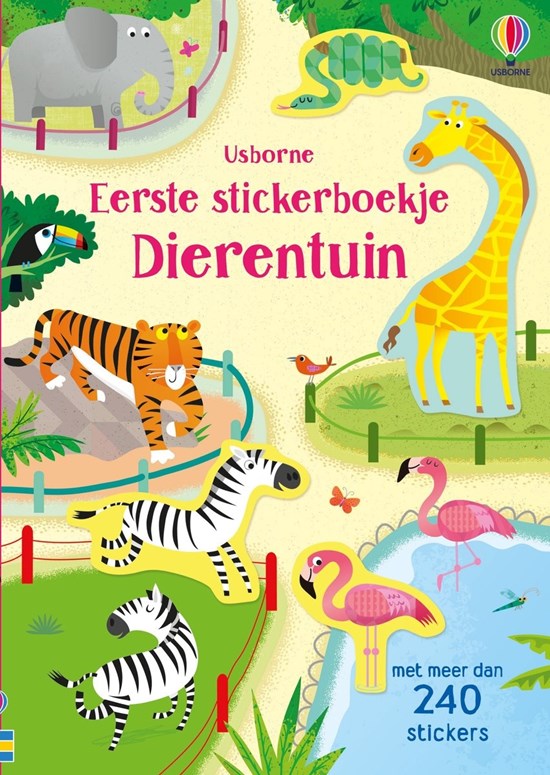 usborne Eerste Stickerboekje Dierentuin 4+ 