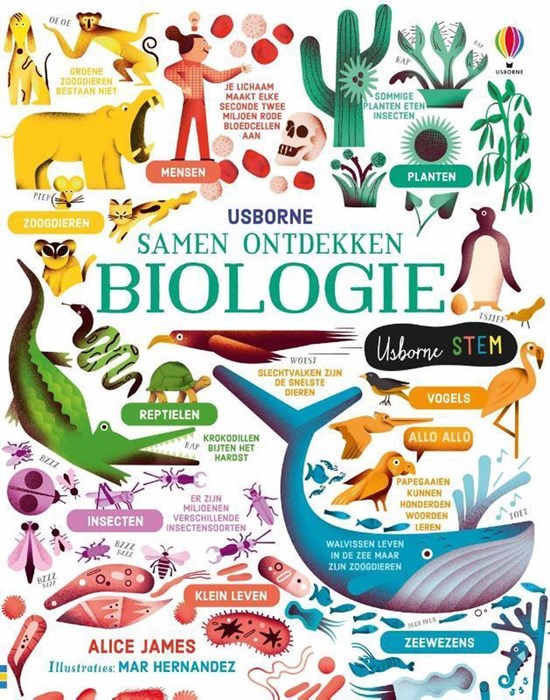 usborne boek Samen Ontdekken Biologie 