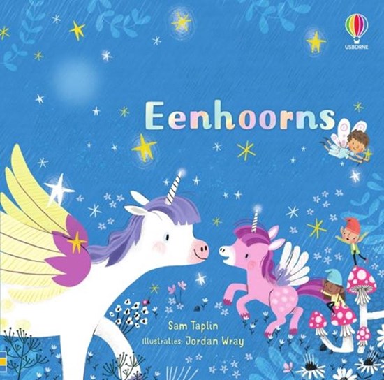 usborne Lichtjes en Geluiden Kartonboek Eenhoorns 