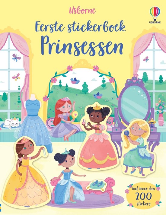 usborne Eerste Stickerboek Prinsessen 4+ 