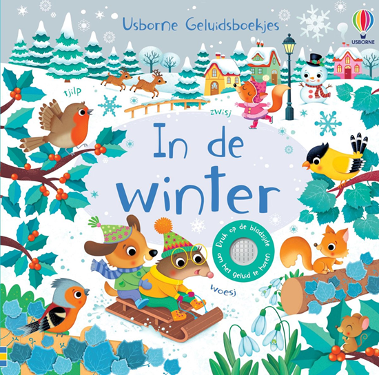 usborne Geluidenboek Karton in de Winter 1+ 