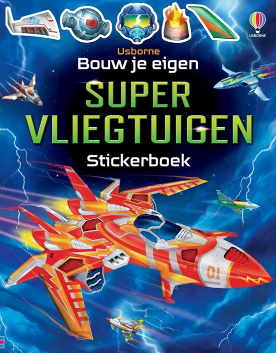 usborne Bouw Je Eigen SUPER Vliegtuigen Stickerboek 