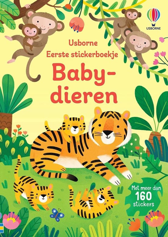 usborne Eerste Stickerboekje Babydieren 