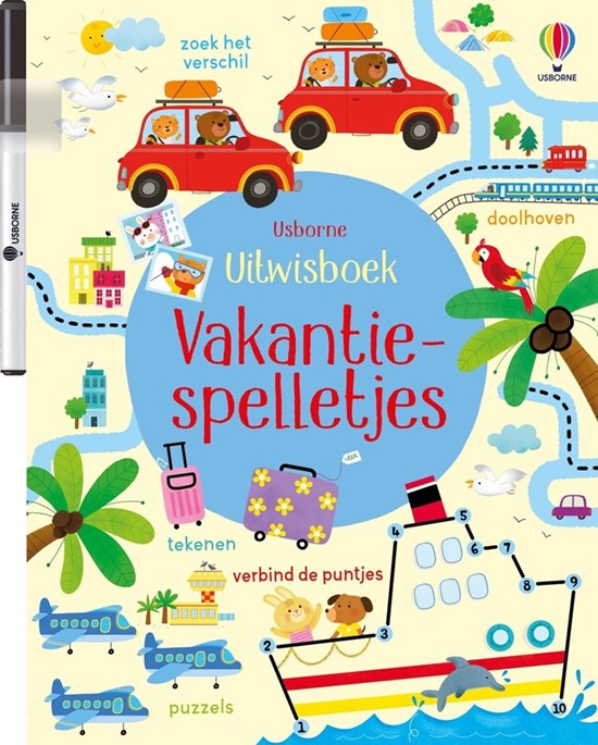 Uitwisboek: Vakantiespelletjes 3+