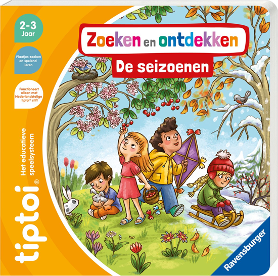Tiptoi Boek Zoeken en Ontdekken de Seizoenen 2-3 jaar 