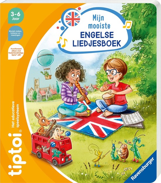 Tiptoi Boek Mijn Mooiste Engelse Liedjesboek 3-6 jaar 