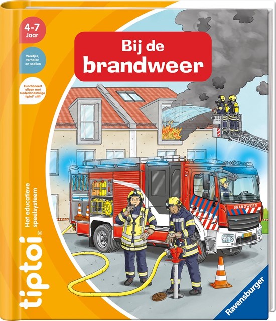 Tiptoi Boek Bij de Brandweer 4-7 jaar